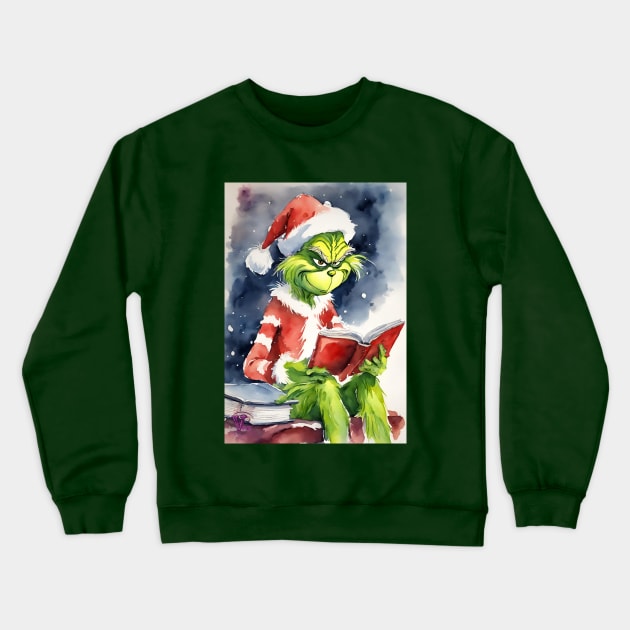 Young Grinch Crewneck Sweatshirt by Viper Unconvetional Concept